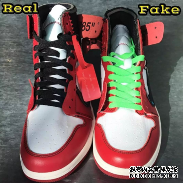 OFF-WHITE x AJ1真假鉴定 OFF-WHITE x AJ1怎么辨别真假(图1)